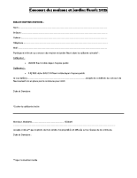 Bulletin inscription 2025 fleurissement
